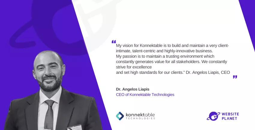 Konnektable Technologies CEO Dr. Angelos Liapis: How We Built A 7-Figures Software Development Firm