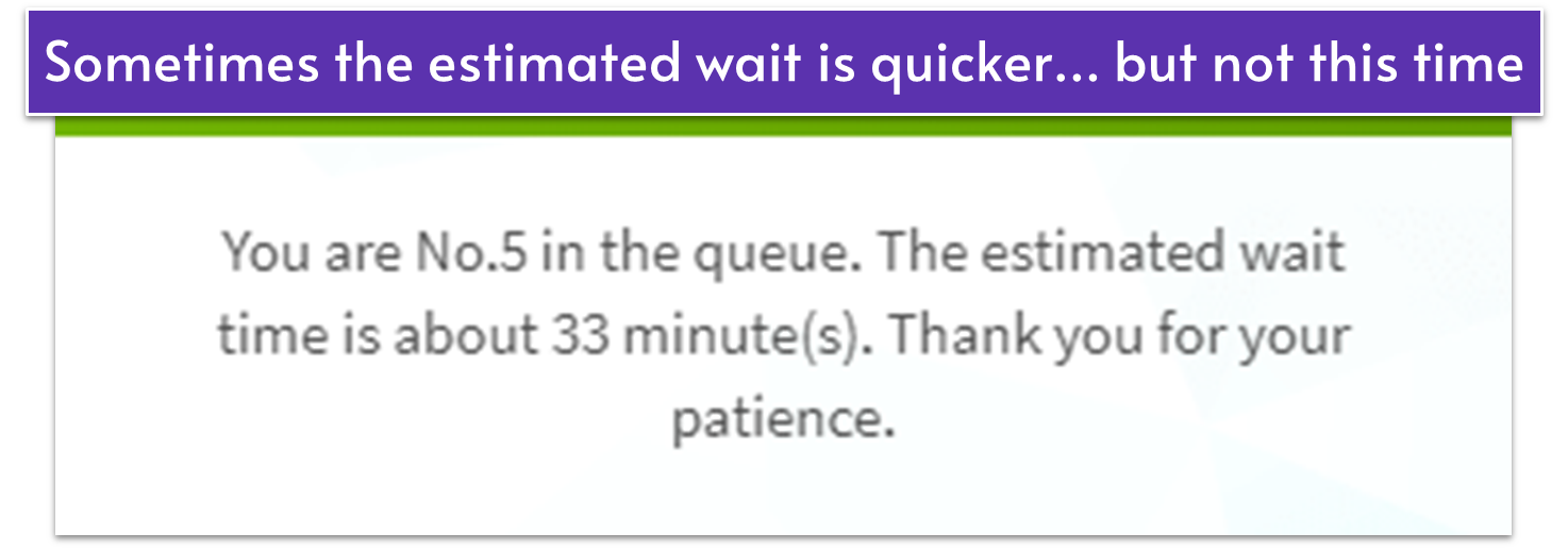 A2 Hosting customer service queue