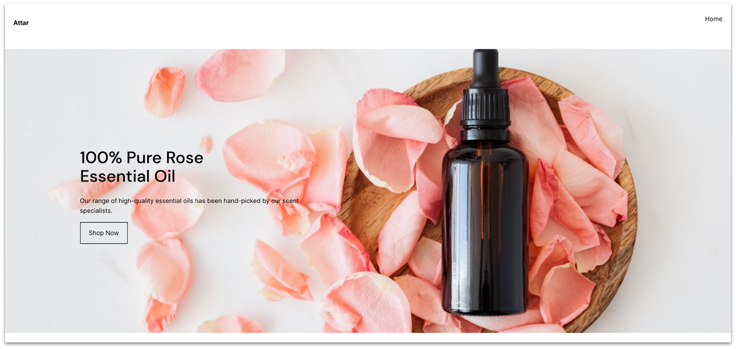 WordPress.com's essential oil theme