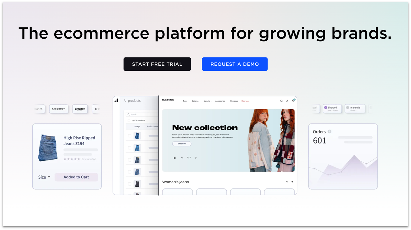 BigCommerce homepage