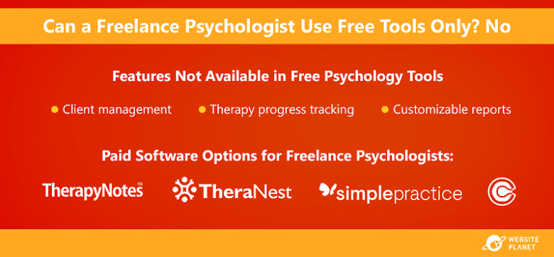 Software options for freelance psychologists