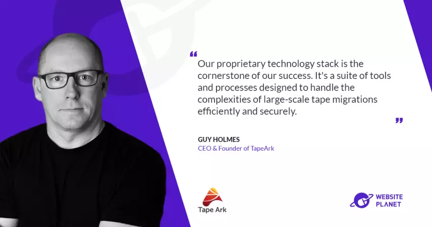 Unlocking the Future of Data: Guy Holmes on Tape Ark’s Journey to Tape-to-Cloud Innovation