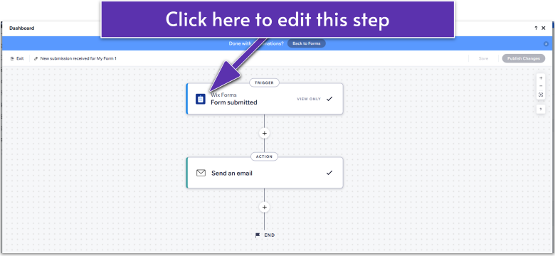 Wix Guide Agency Site Module 8, editing the first form module