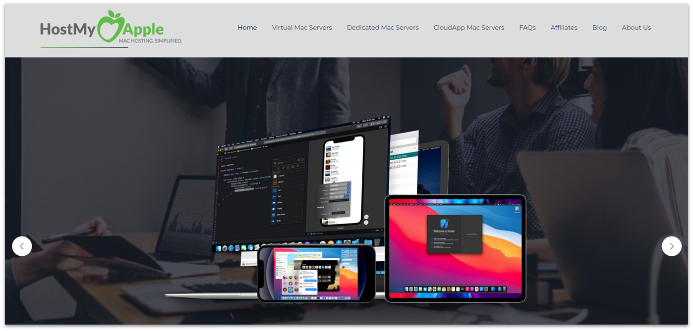 HostMyApple home page