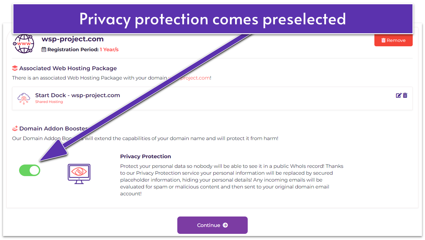 HostArmada registration process