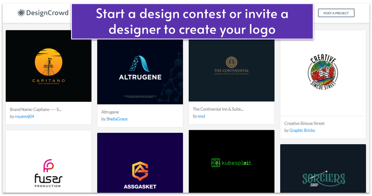 DesignCrowd Logo Designs