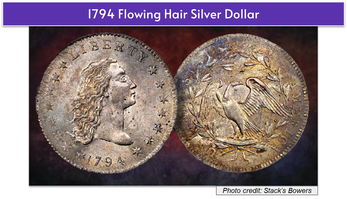 1794 Flowing Hair Silver Dollar