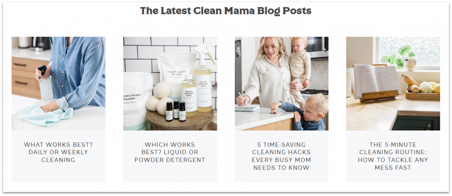 Clean Mama blog