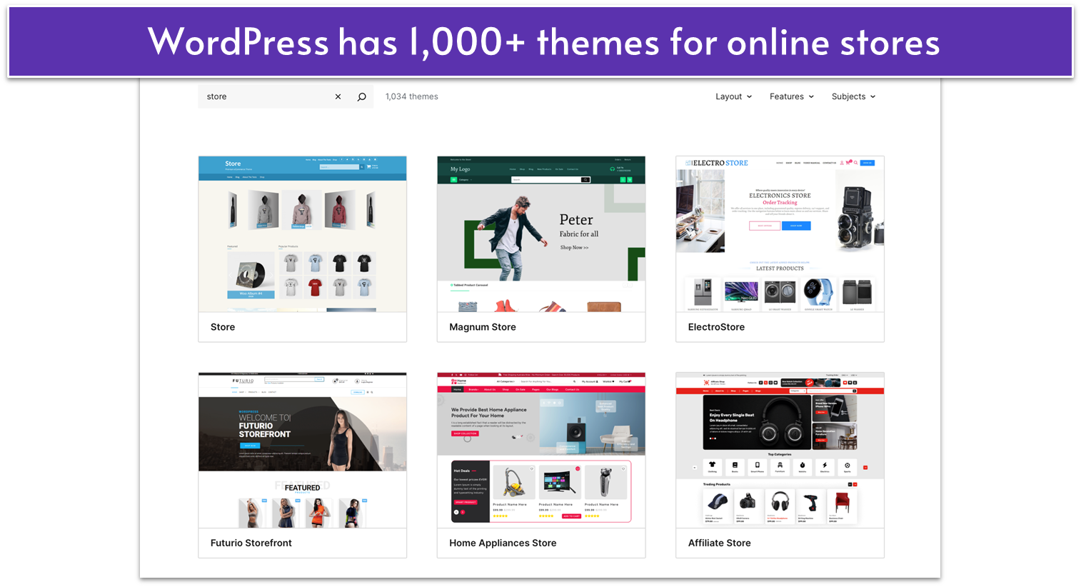 WordPress.com e-commerce themes