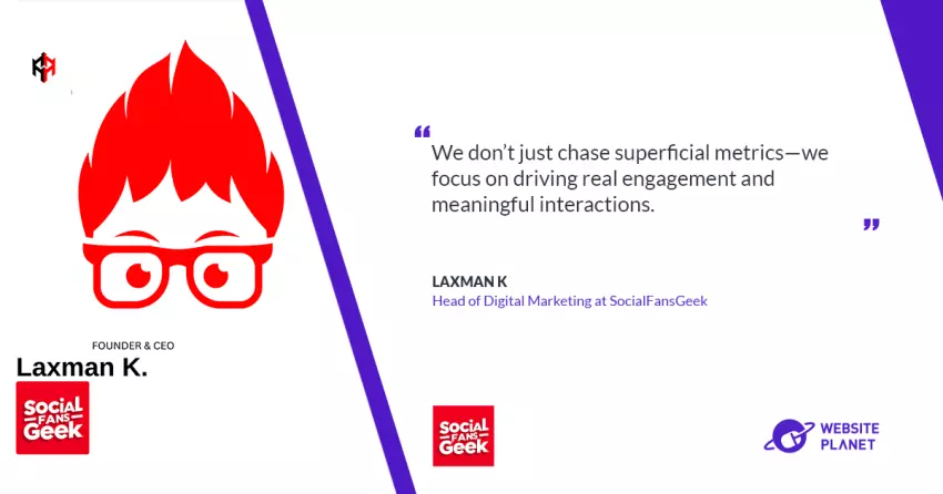 Mastering Social Growth: Insights from Laxman K of SocialFansGeek