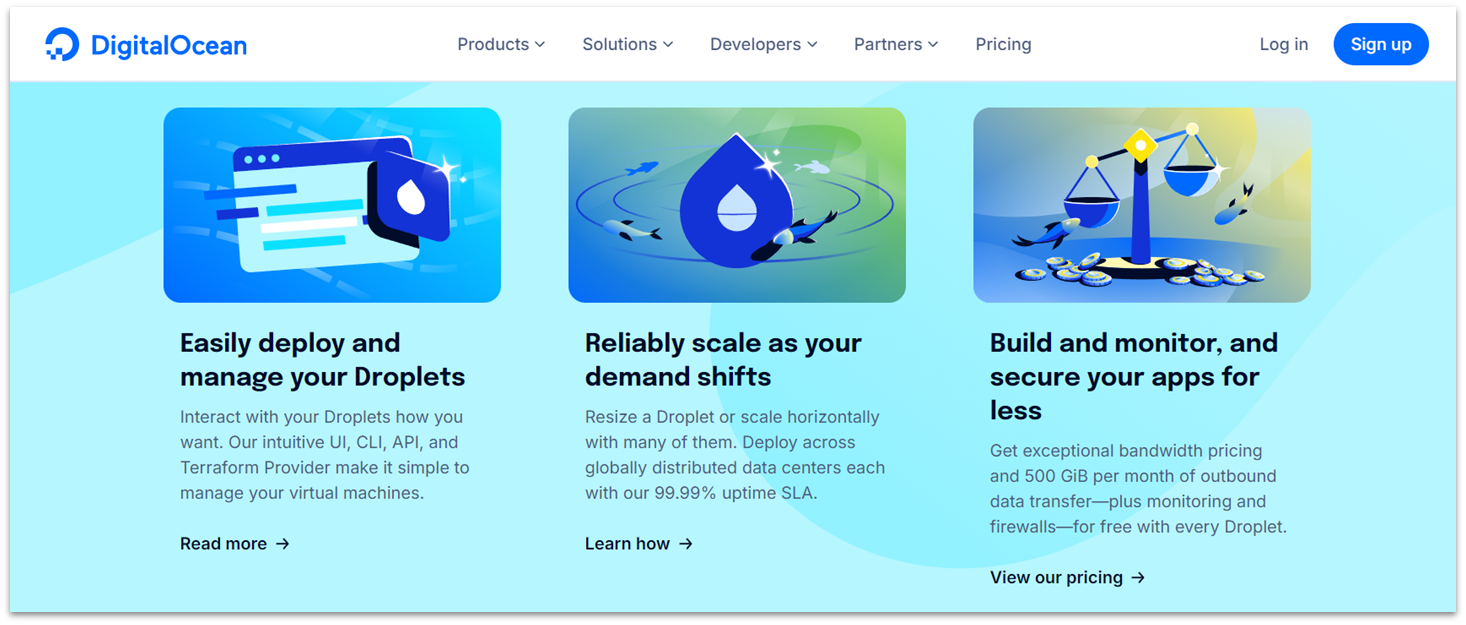 DigitalOcean Droplets for easy PHP hosting