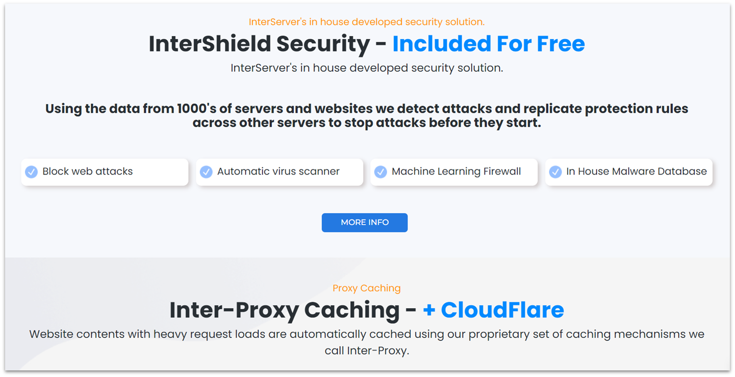 InterServer InterShield security features