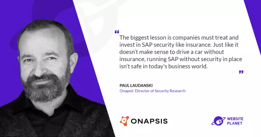 Paul Laudanski on Why SAP Applications Are a Prime Target for Cyberattacks – Insights from Website Planet