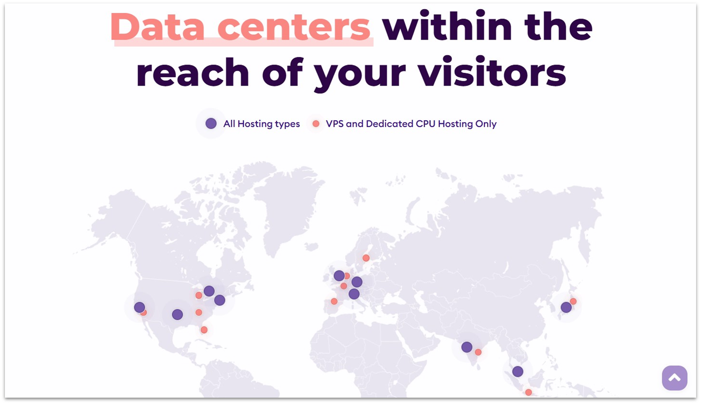 HostArmada data center landing page