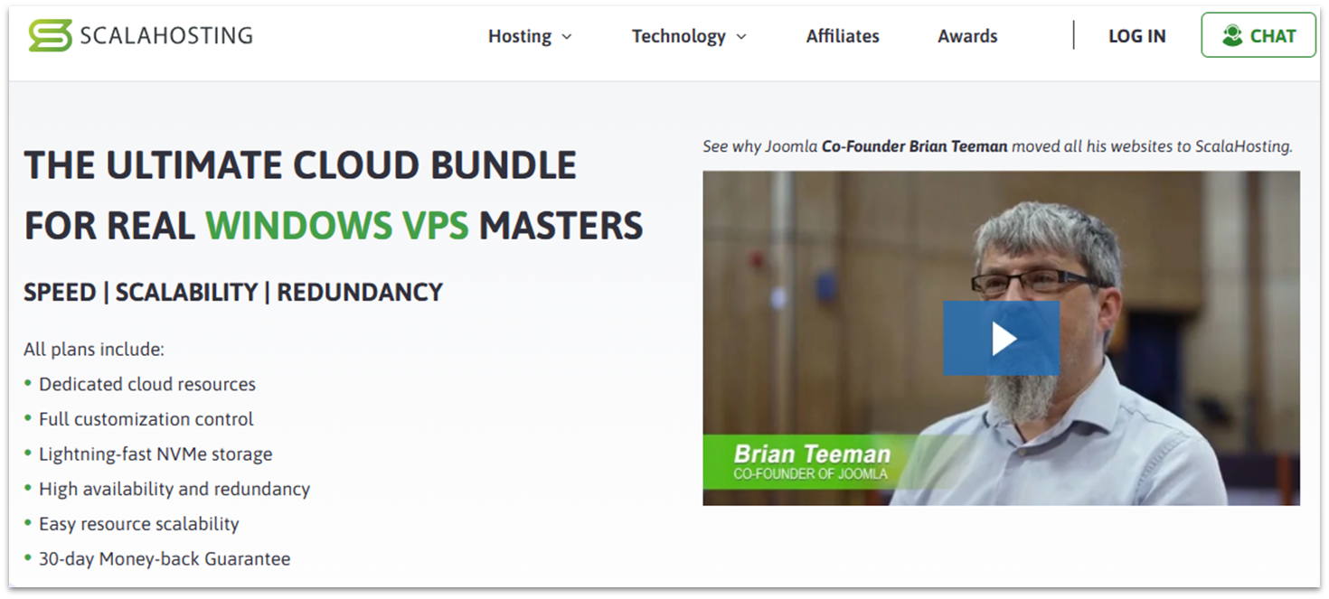 ScalaHosting Windows VPS Hosting