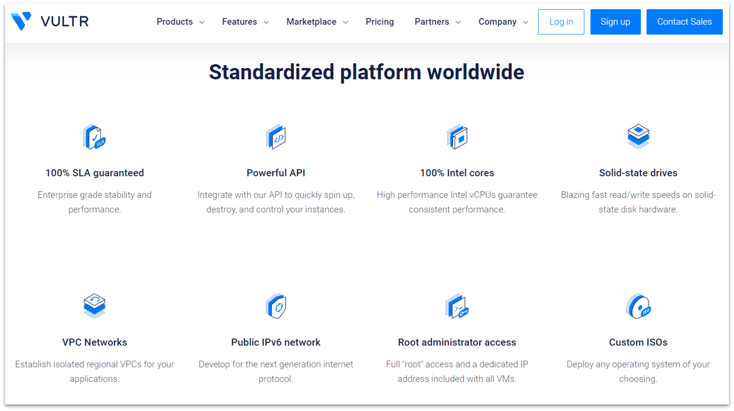 Vultr WIndows VPS hosting features