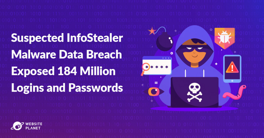 Suspected InfoStealer Malware Data Breach Exposed 184 Million Logins and Passwords