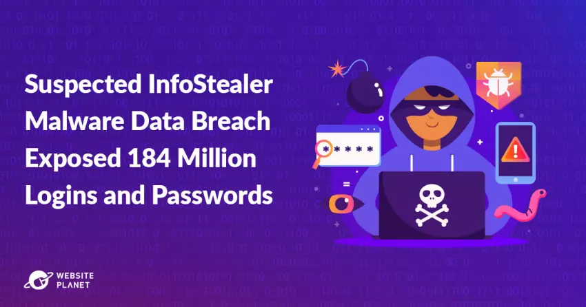 Suspected InfoStealer Malware Data Breach Exposed 184 Million Logins and Passwords