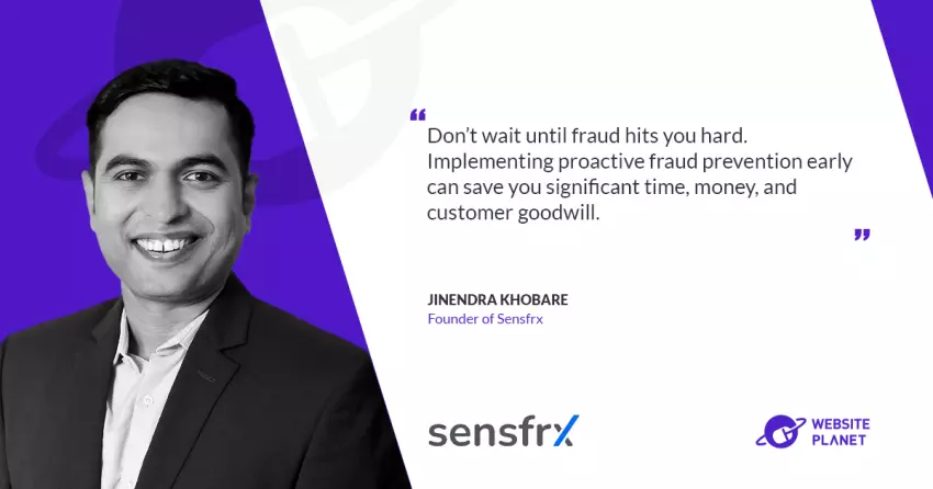 From Detection to Prevention: The Sensfrx Approach to Online Fraud