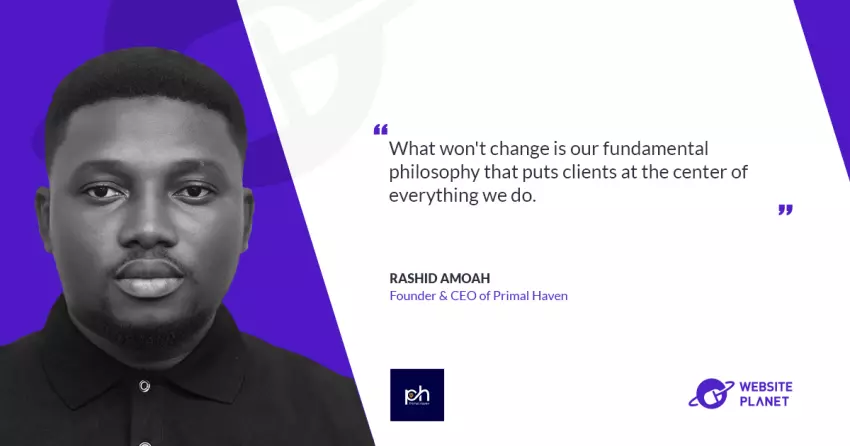 Why Simplicity and Strategy Drive Primal Haven’s Web Design: Interview with the CEO Rashid Amoah