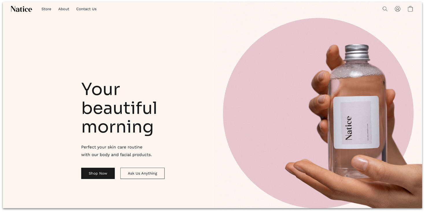 Ecwid's template