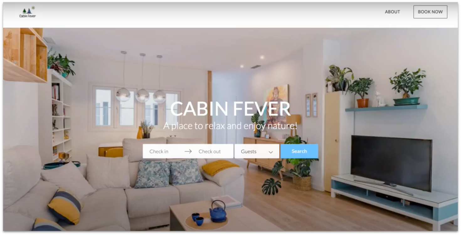 Guesty's vacation rental template