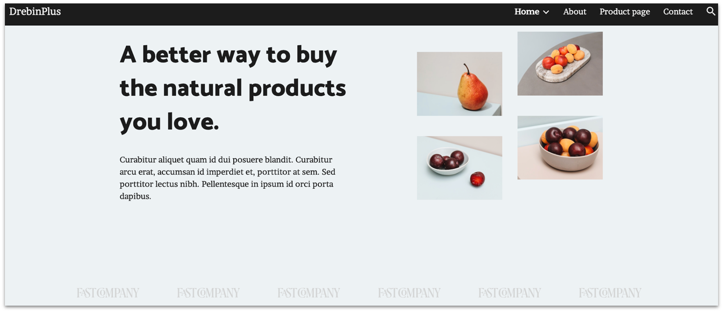 Imaketemplates' Drebin Plus template homepage
