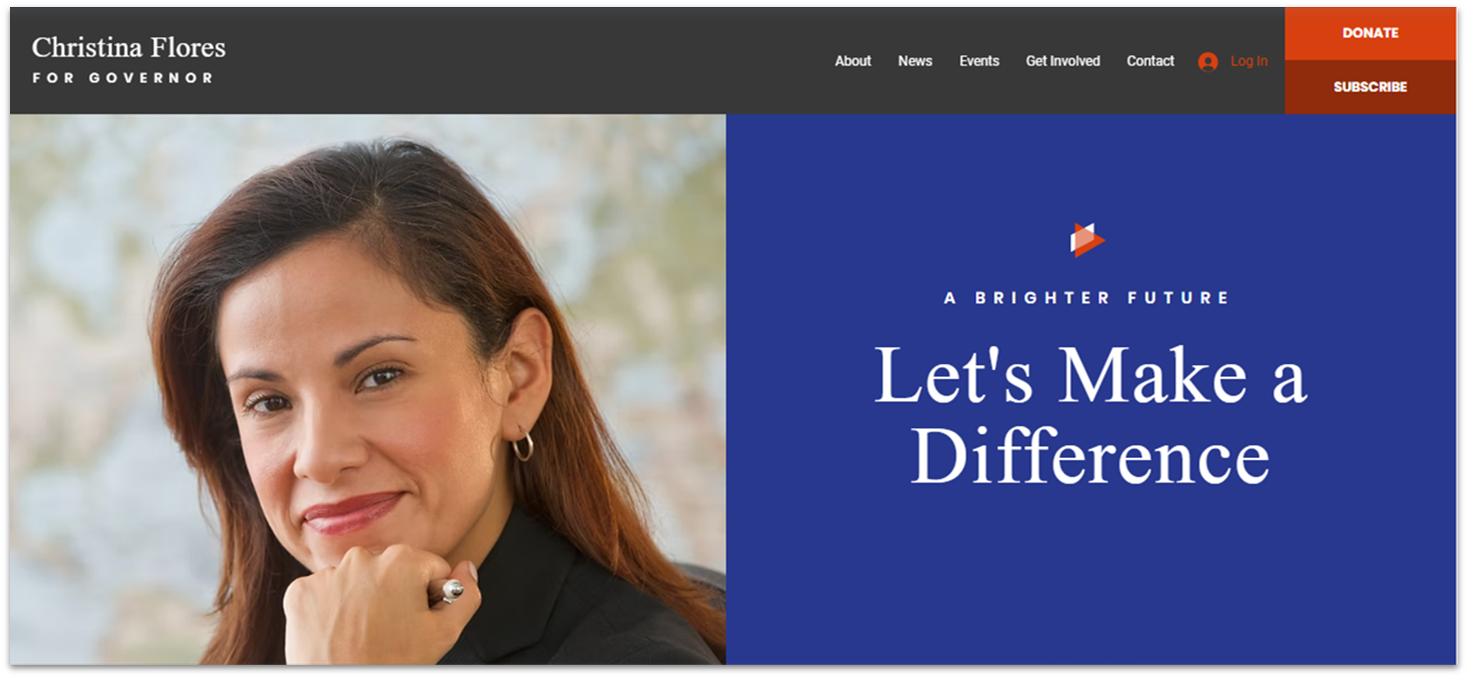 Wix Christina Flores Template