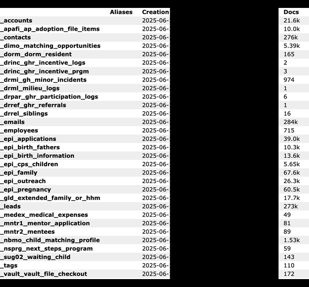 Gladney adoption data breach 1