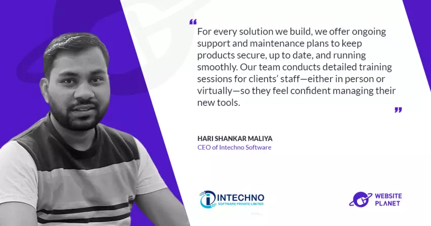 From Vision to Innovation: How InTechno Software is Powering Digital Growth Through Custom Solutions – An Interview with Hari Shankar Maliya