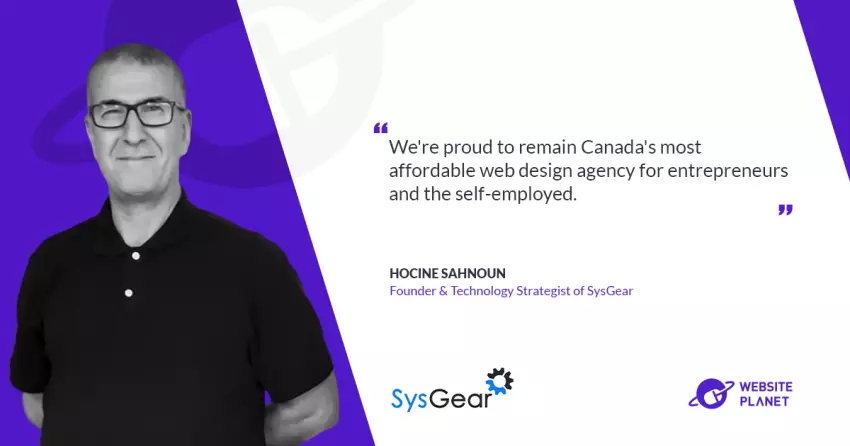 Tailored Web Solutions for the Self-Employed: Insights from SysGear’s Hocine Sahnoun