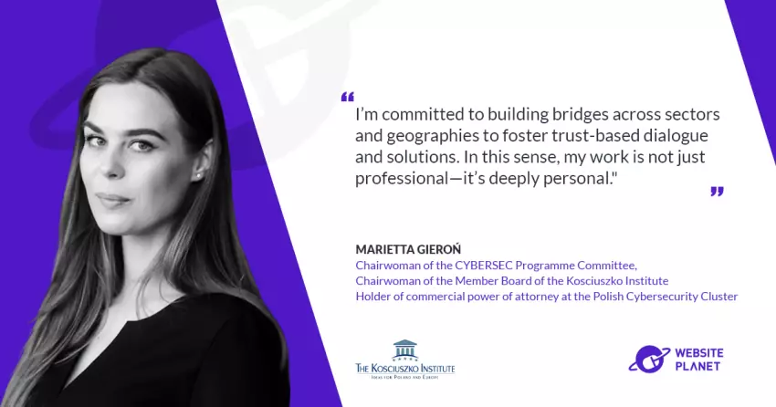 Cybersecurity with Purpose: Marietta Gieroń on Building a Resilient Digital Europe