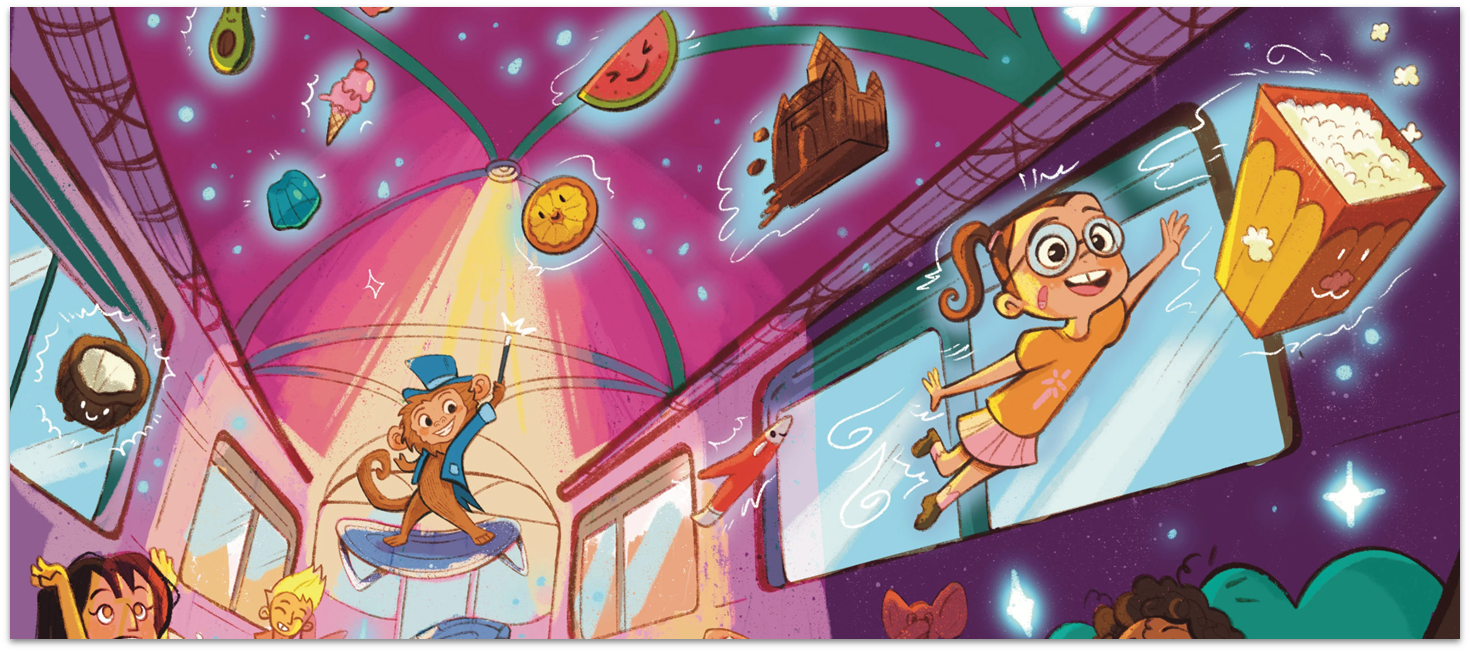 Indira_Zuleta's children's book illustration sample.