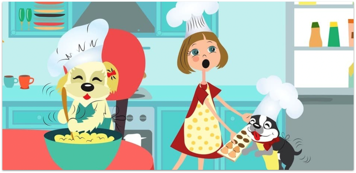 Karine M's children's book illustration sample