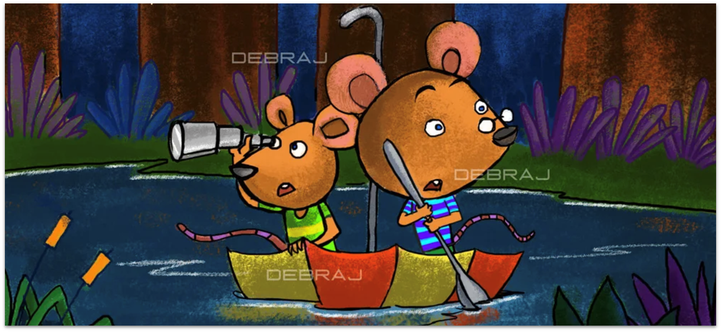 RajGraphicMagic's children's book illustration sample