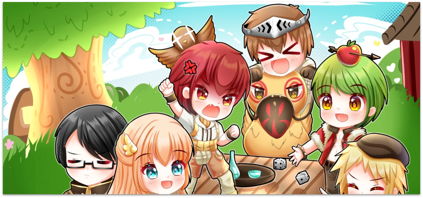 Astarotte's children's book illustration sample