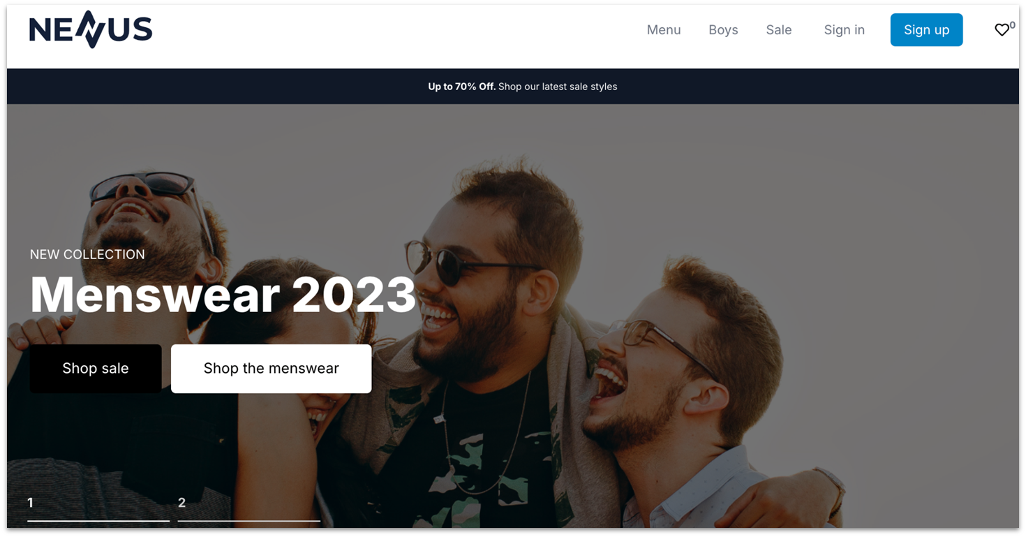 HubSpot's template