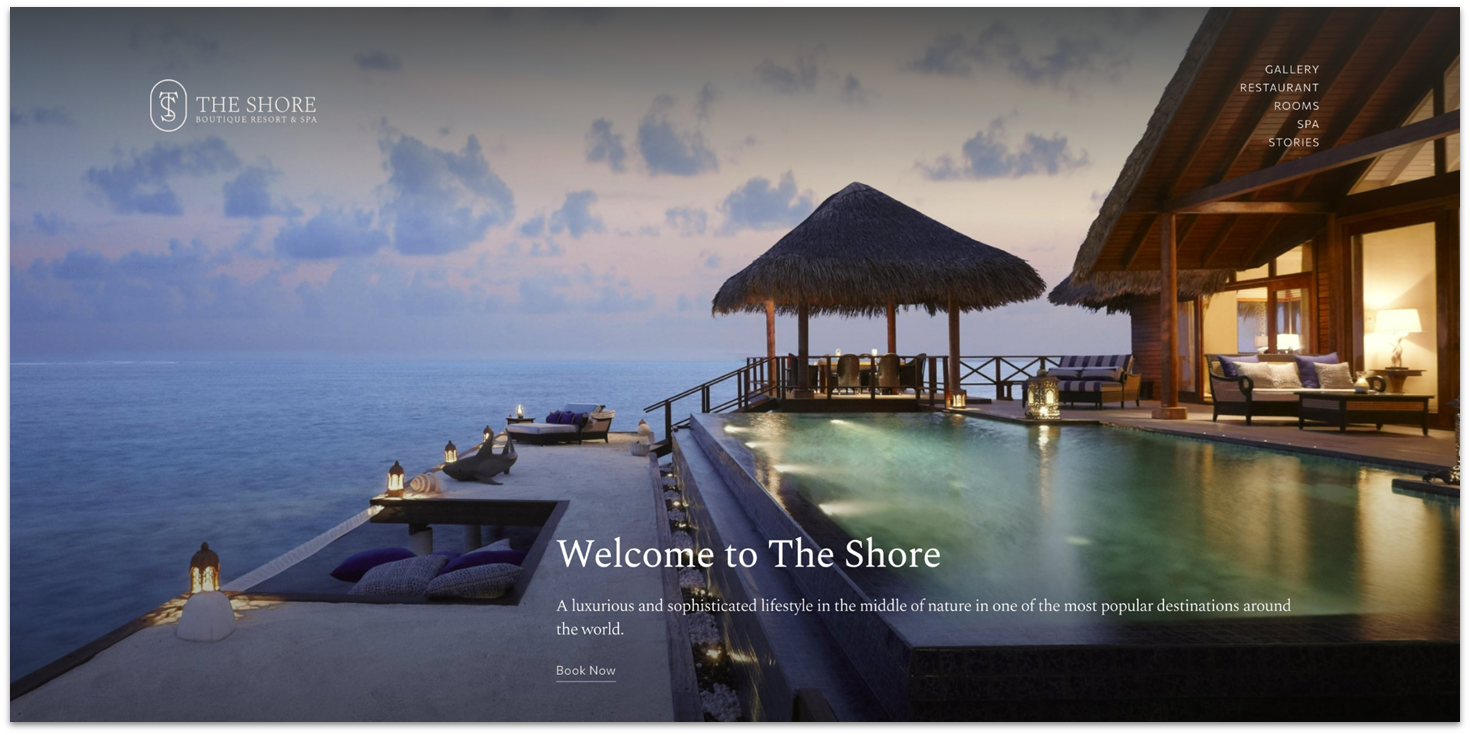 WordPress.com's vacation business template