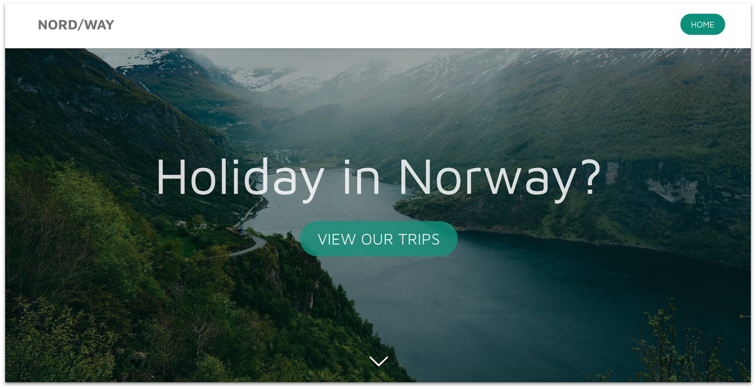 Webador's vacation business template