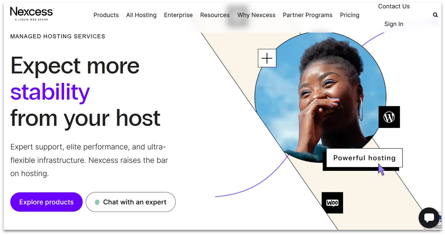 Nexcess web hosting features
