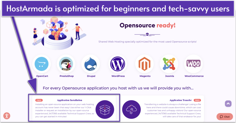 HostArmada opensource apps