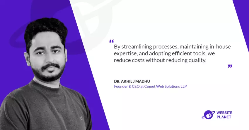 Building Digital Futures: An Interview with Dr. Akhil J Madhu, CEO of Comet Web Solutions