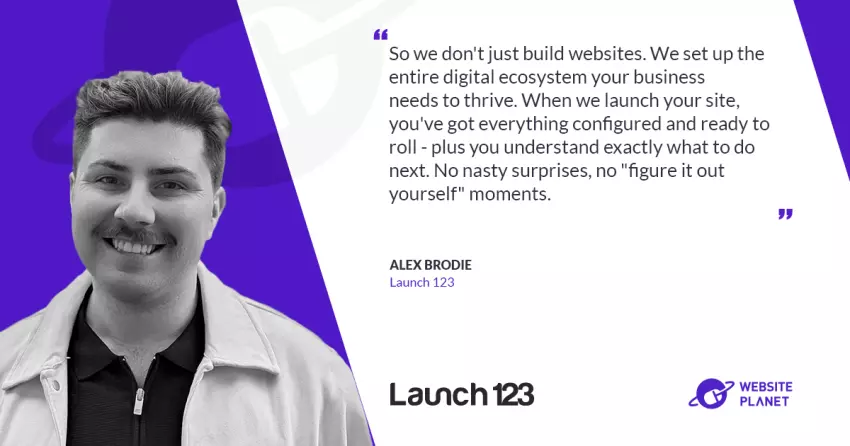 Alex Brodie on How Launch123 Simplifies Web Design for Small Businesses