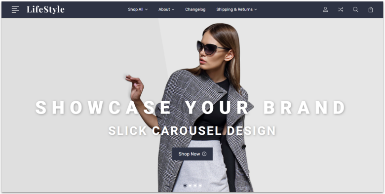 bigcommerce lifestyle template