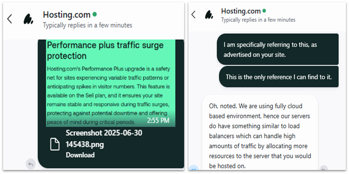 hosting.com chat support image 2