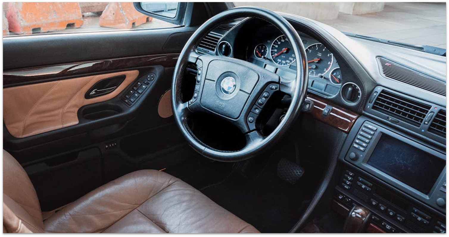 Shot of car dashboard and interior