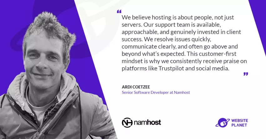 Namhost’s Journey from Dorm Room Startup to Global Hosting Powerhouse – Interview with Ardi Coetzee