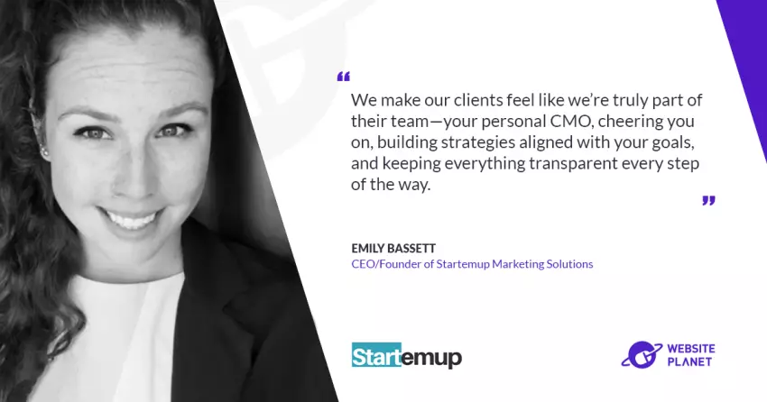 Emily Bassett on Startemup’s White Glove Marketing Approach and Startup-Focused Solutions