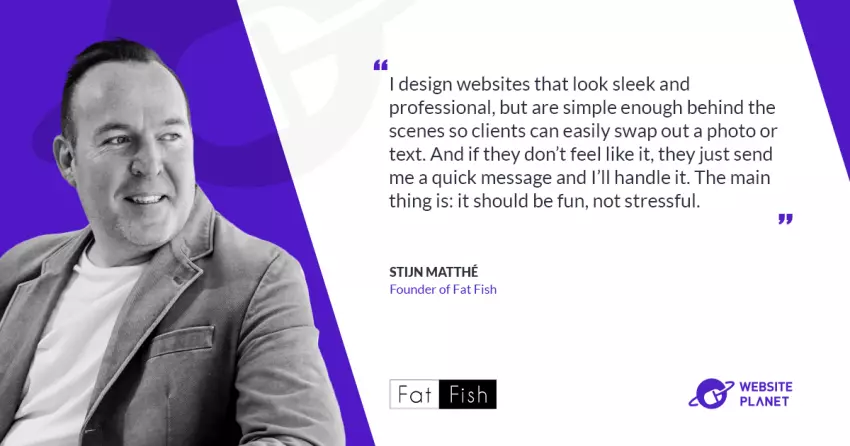 Fat Fish’s Stijn Matthé on Sustainable Website Design and Long-Term Client Success