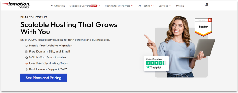 InMotion Hosting Shared Hosting.
